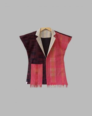 BAJU KERJA LURIK - Ghyan Lurik Outerwear Red